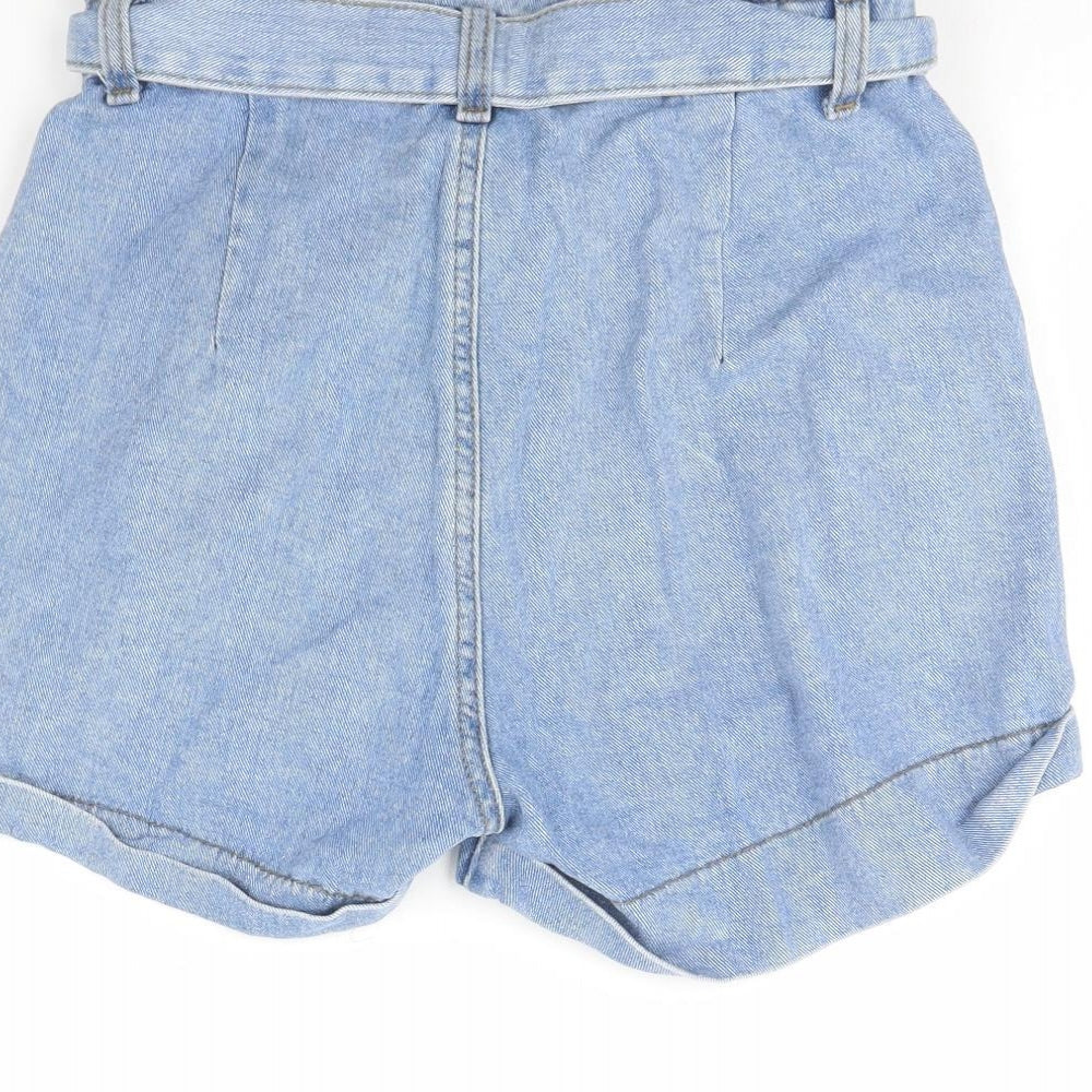 Denim & Co. Womens Blue  Denim Cut-Off Shorts Size 8