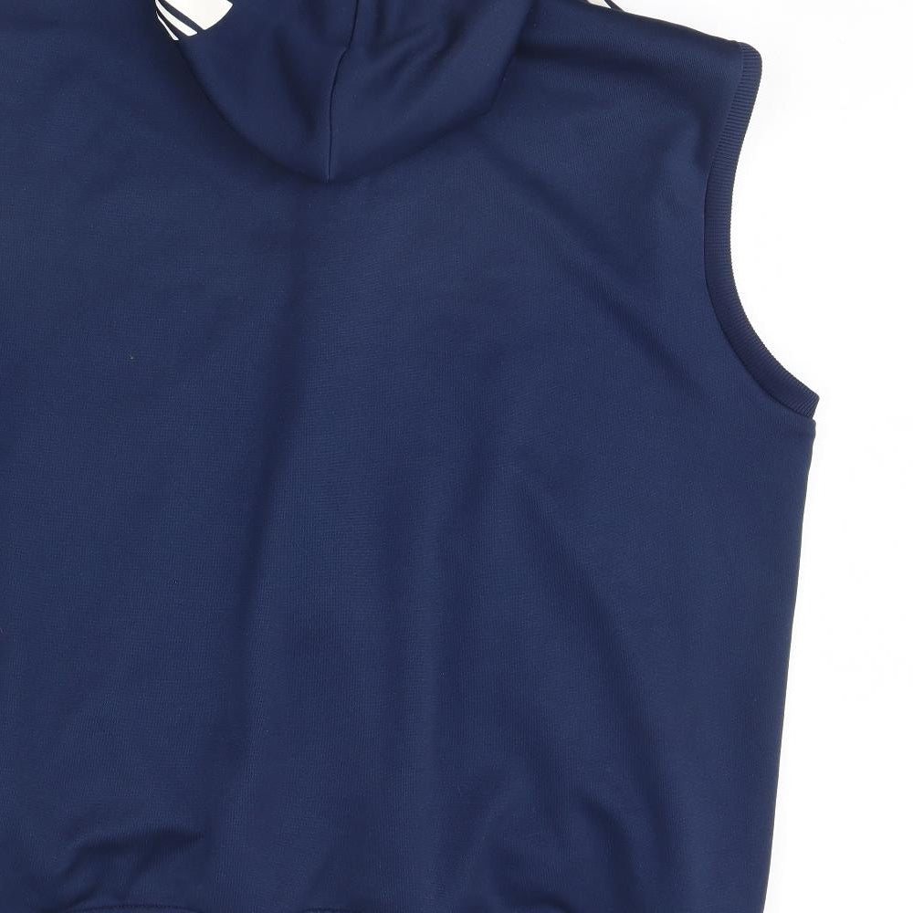 adidas Boys Blue   Gilet Jacket Size XL