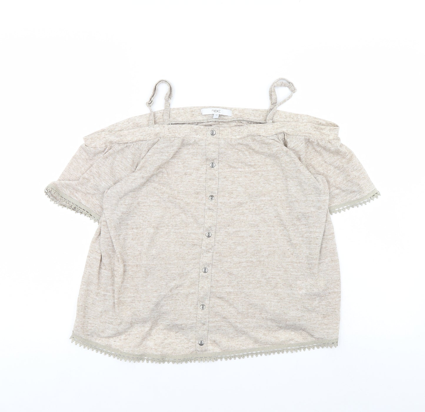 NEXT Womens Beige   Basic Blouse Size 10