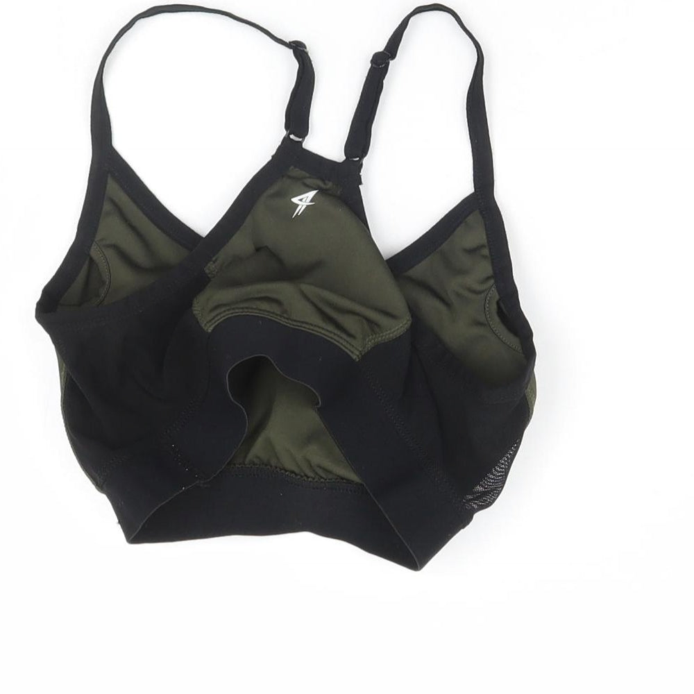 Workout Womens Green   Cropped Tank Size 8