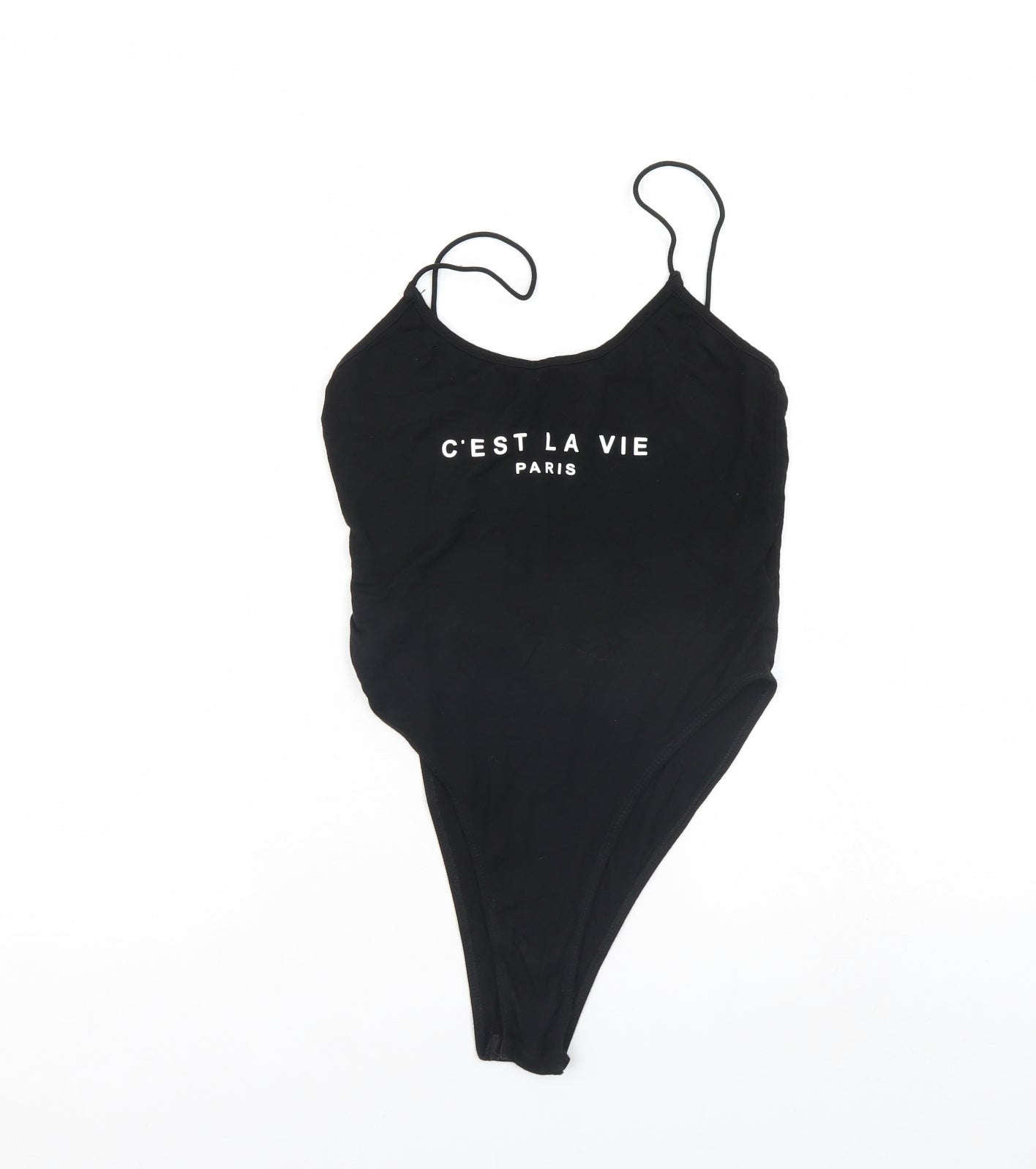 Shein  Womens Black   Bodysuit One-Piece Size S
