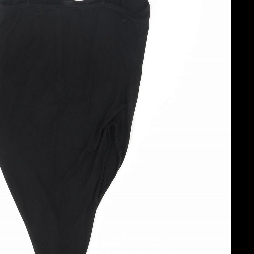 Shein  Womens Black   Bodysuit One-Piece Size S
