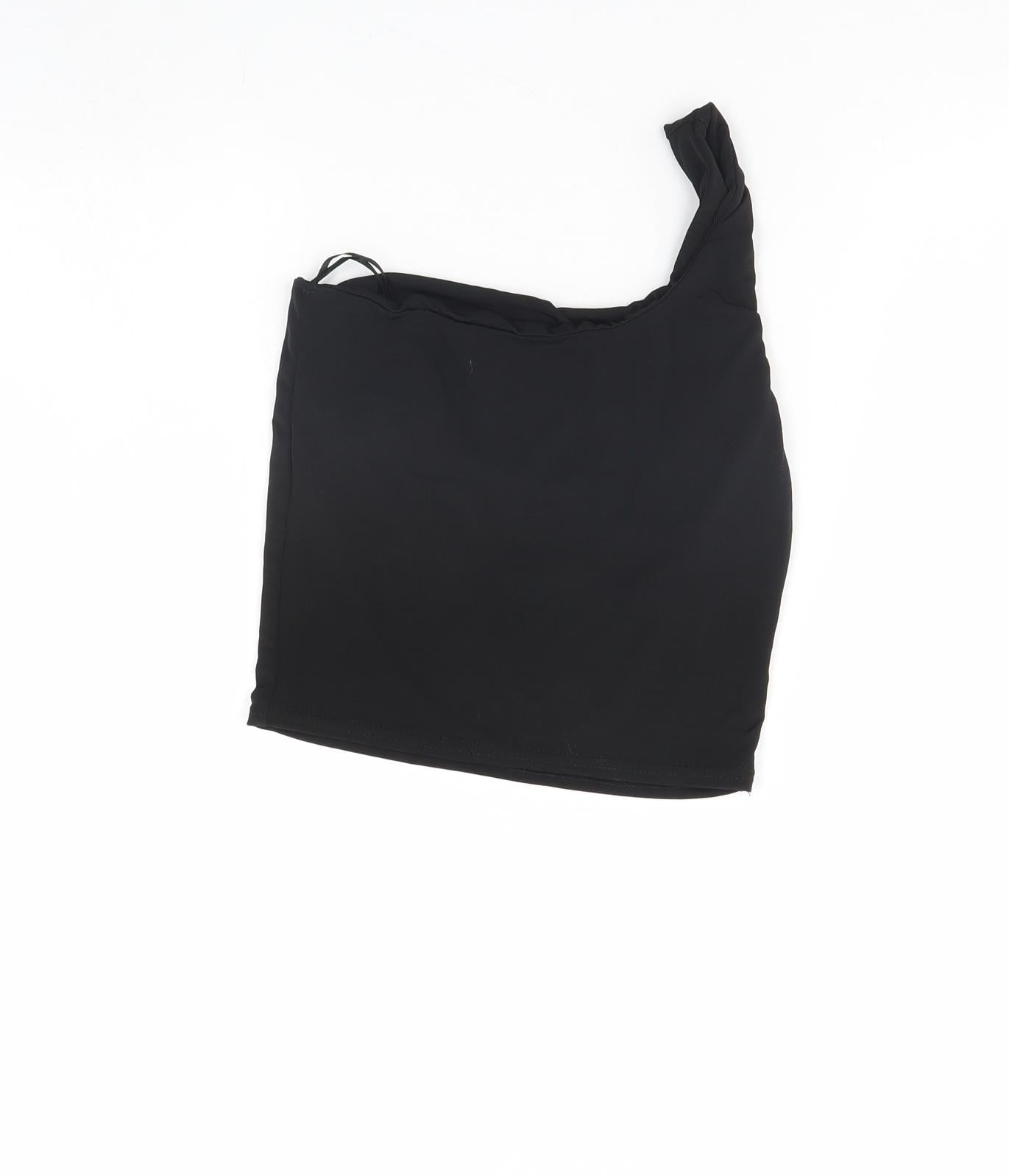 New Look Womens Black   Cropped Tank Size 8