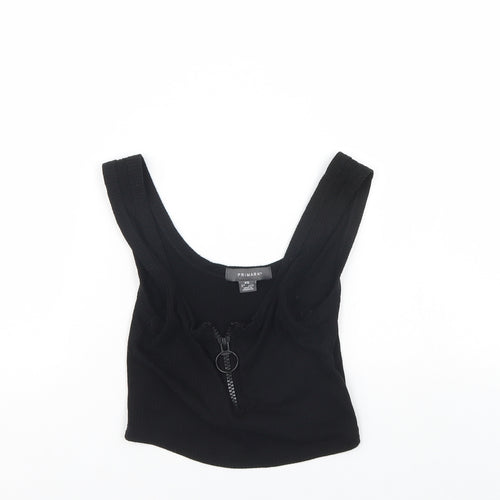 Primark Womens Black   Cropped Tank Size XS