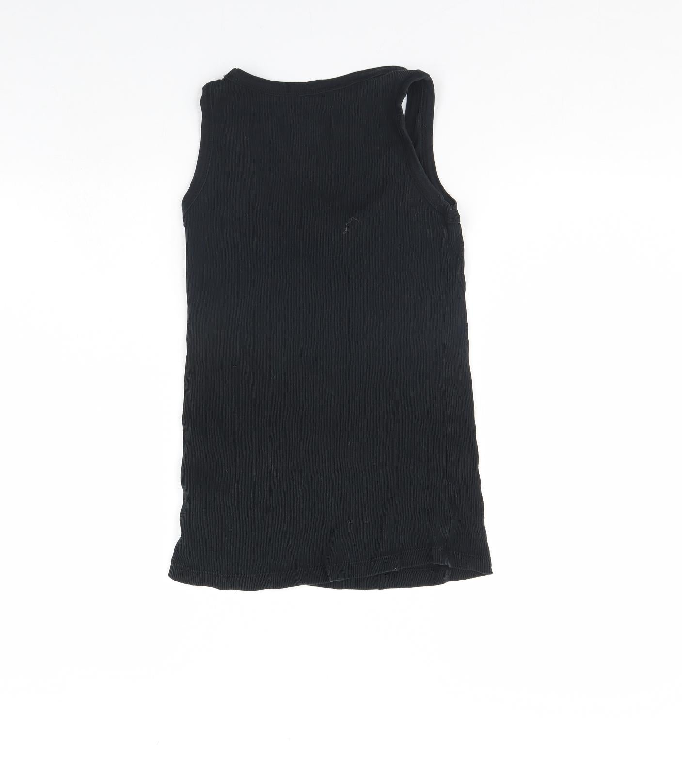 Essentials Womens Black   Basic Tank Size 14