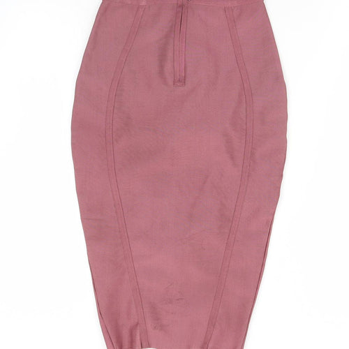pretty little Thing Womens Pink   Straight & Pencil Skirt Size 8