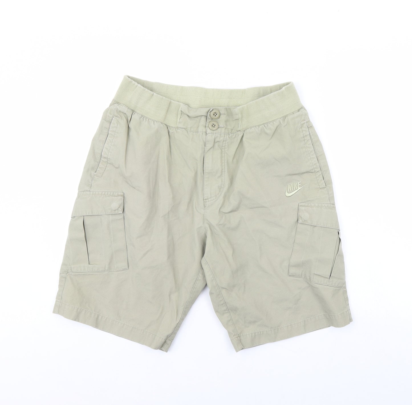 Nike Mens Green   Chino Shorts Size L