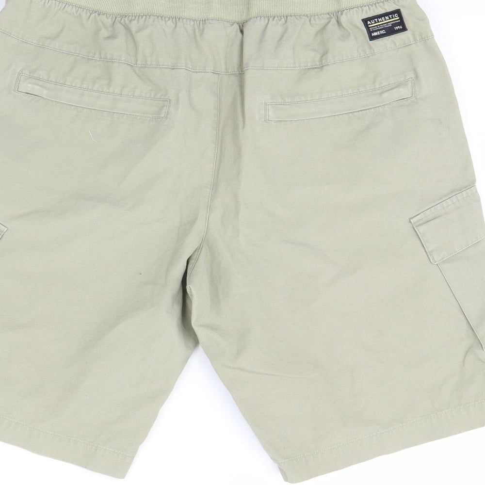 Nike Mens Green   Chino Shorts Size L
