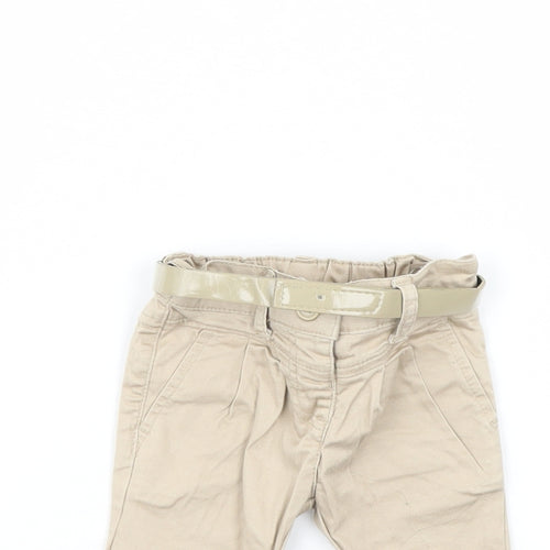Preworn Baby Beige  Denim Capri Jeans Size 3-6 Months