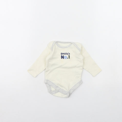 Nutmeg Baby Yellow   Babygrow One-Piece Size 0-3 Months  - daddy's No1