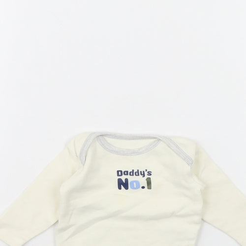 Nutmeg Baby Yellow   Babygrow One-Piece Size 0-3 Months  - daddy's No1