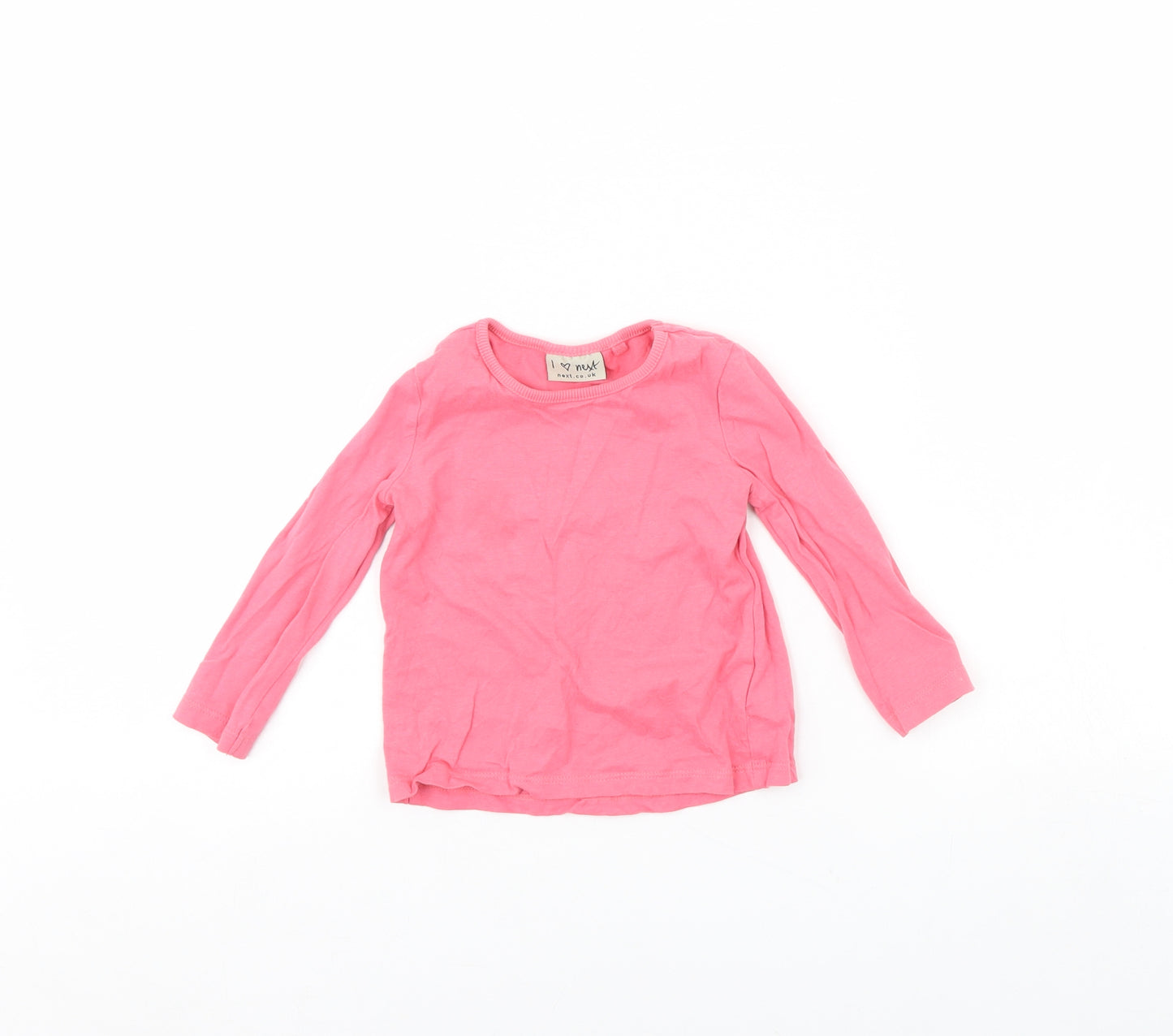 NEXT Girls Pink   Basic T-Shirt Size 9-12 Months