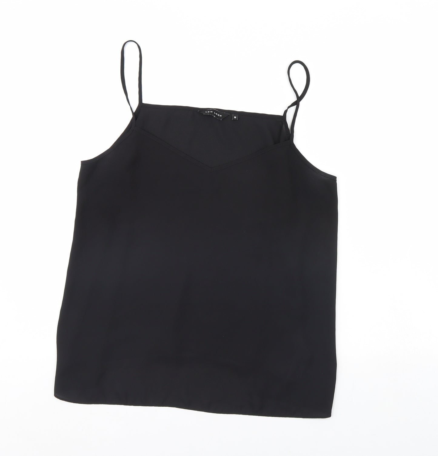 New Look Womens Black   Basic Tank Size 16
