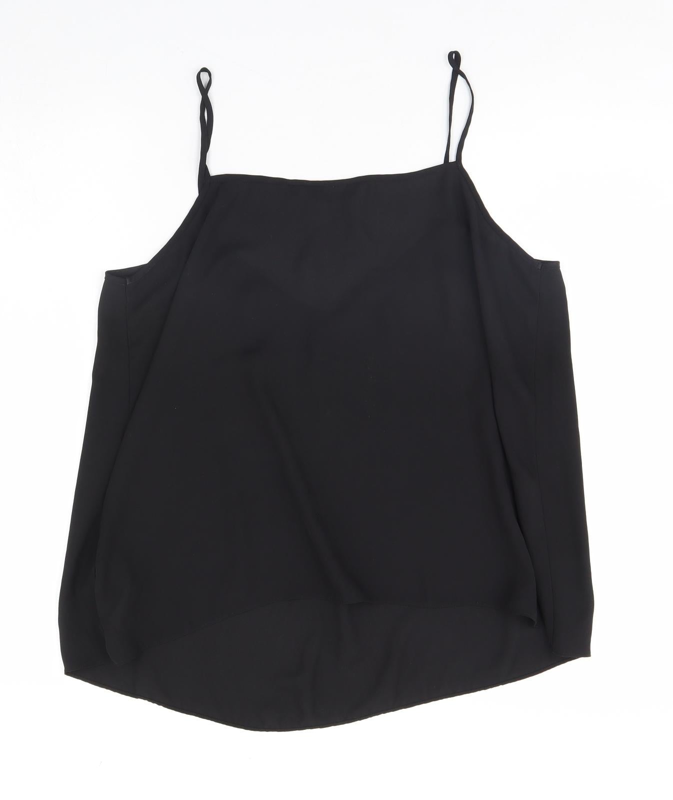 New Look Womens Black   Basic Tank Size 16