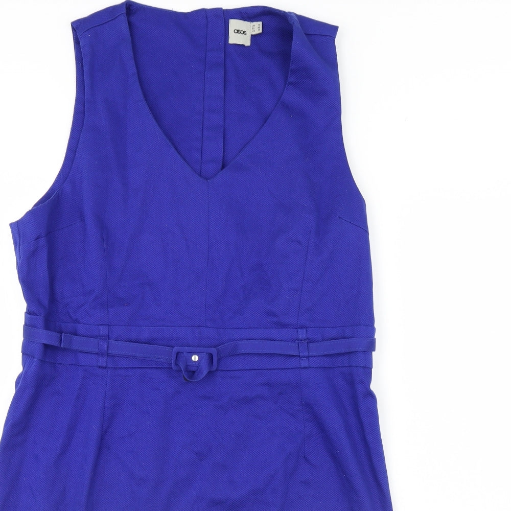 ASOS Womens Blue   Pencil Dress  Size 18