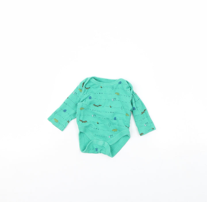 Primark Baby Green Spotted Babygrow One-Piece Size 0-3 Months