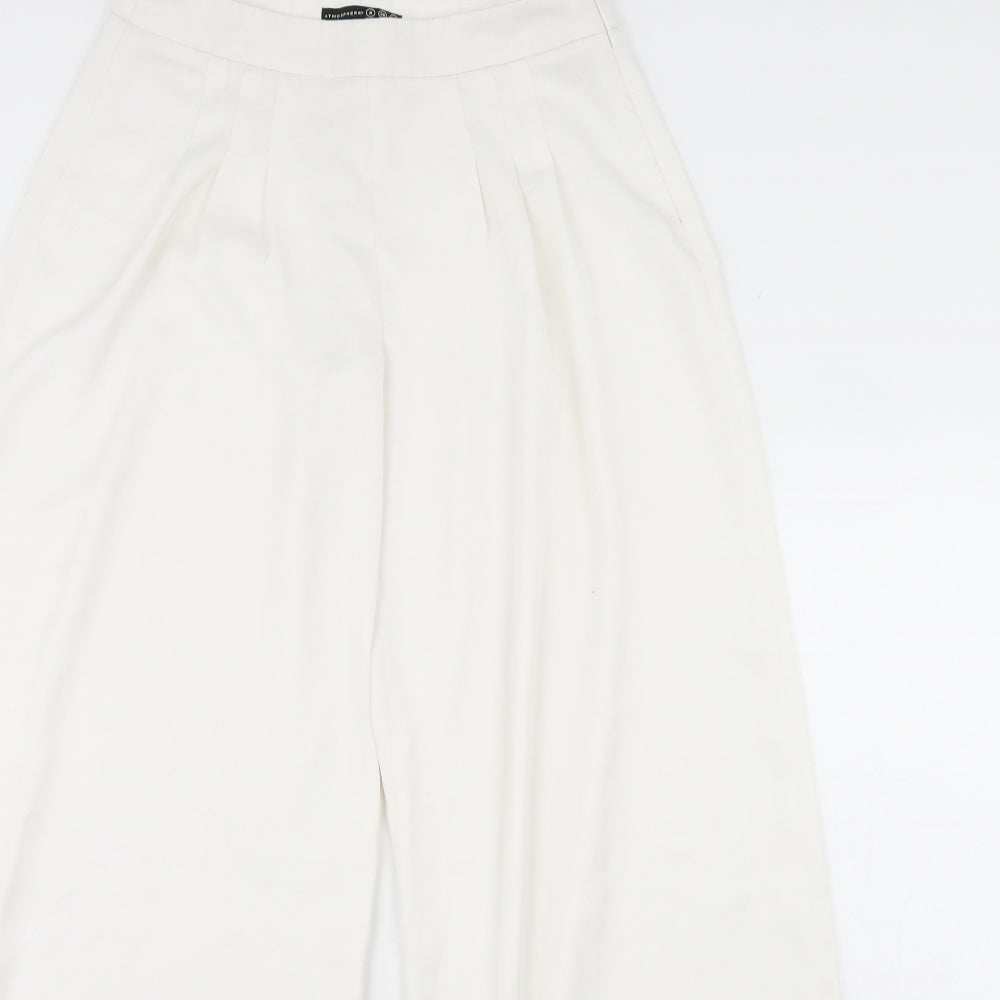 Atmosphere Womens White   Trousers  Size 8 L31 in