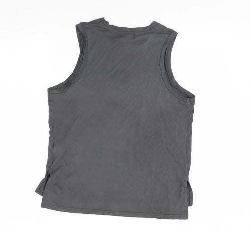 Primark Womens Grey   Basic Tank Size XS  - Slits up the side