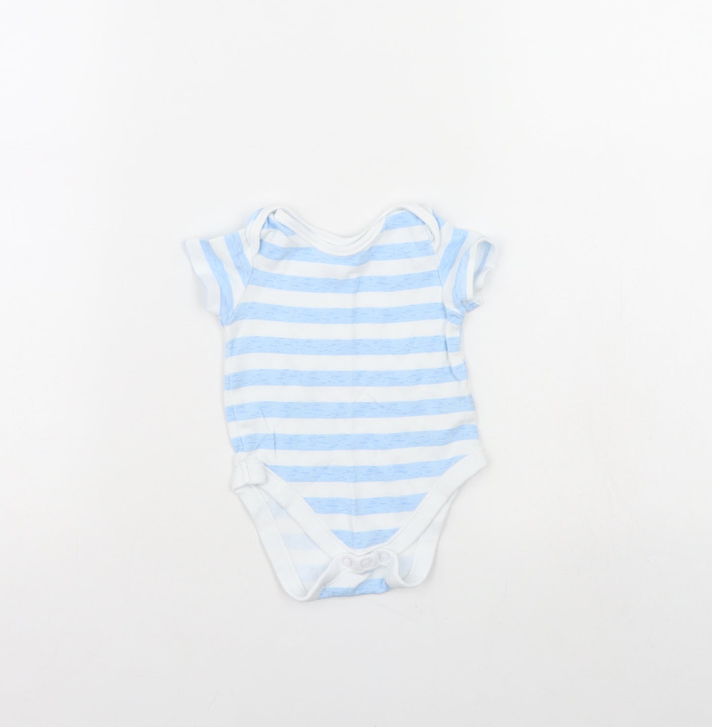 George Baby Blue Striped  Babygrow One-Piece Size 3-6 Months