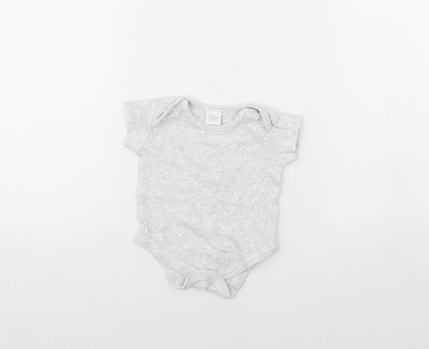 Disney Baby Grey Spotted  Babygrow One-Piece Size 0-3 Months  - Disney