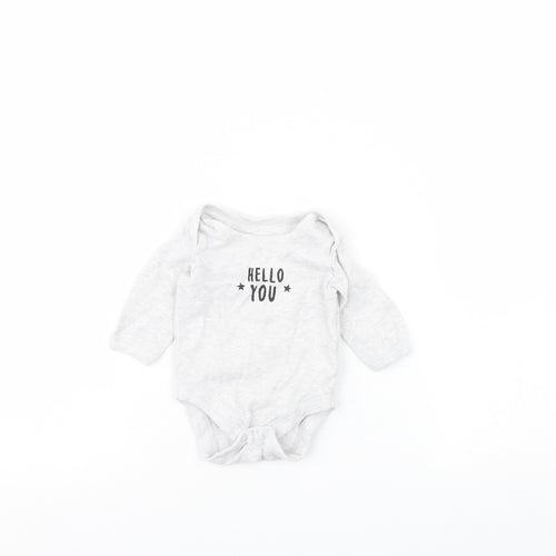 Primark Baby Grey   Babygrow One-Piece Size 0-3 Months