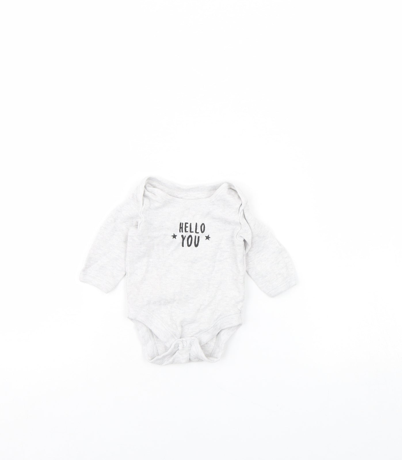 Primark Baby Grey   Babygrow One-Piece Size 0-3 Months