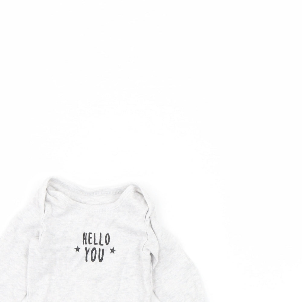 Primark Baby Grey   Babygrow One-Piece Size 0-3 Months