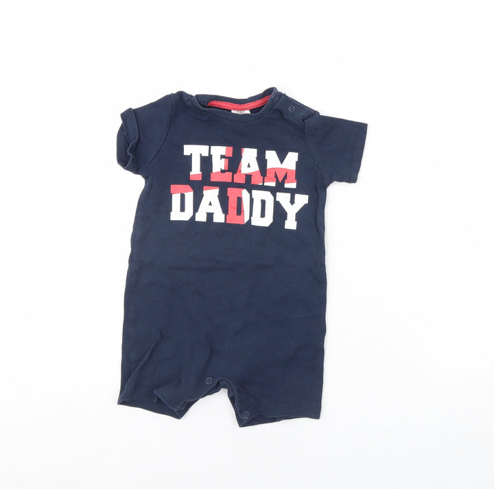 F&F Baby Blue Babygrow One-Piece Size 6-9 Months - team daddy