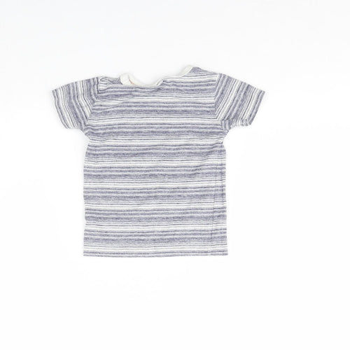 NEXT Baby Blue Spotted  Basic T-Shirt Size 12 Months