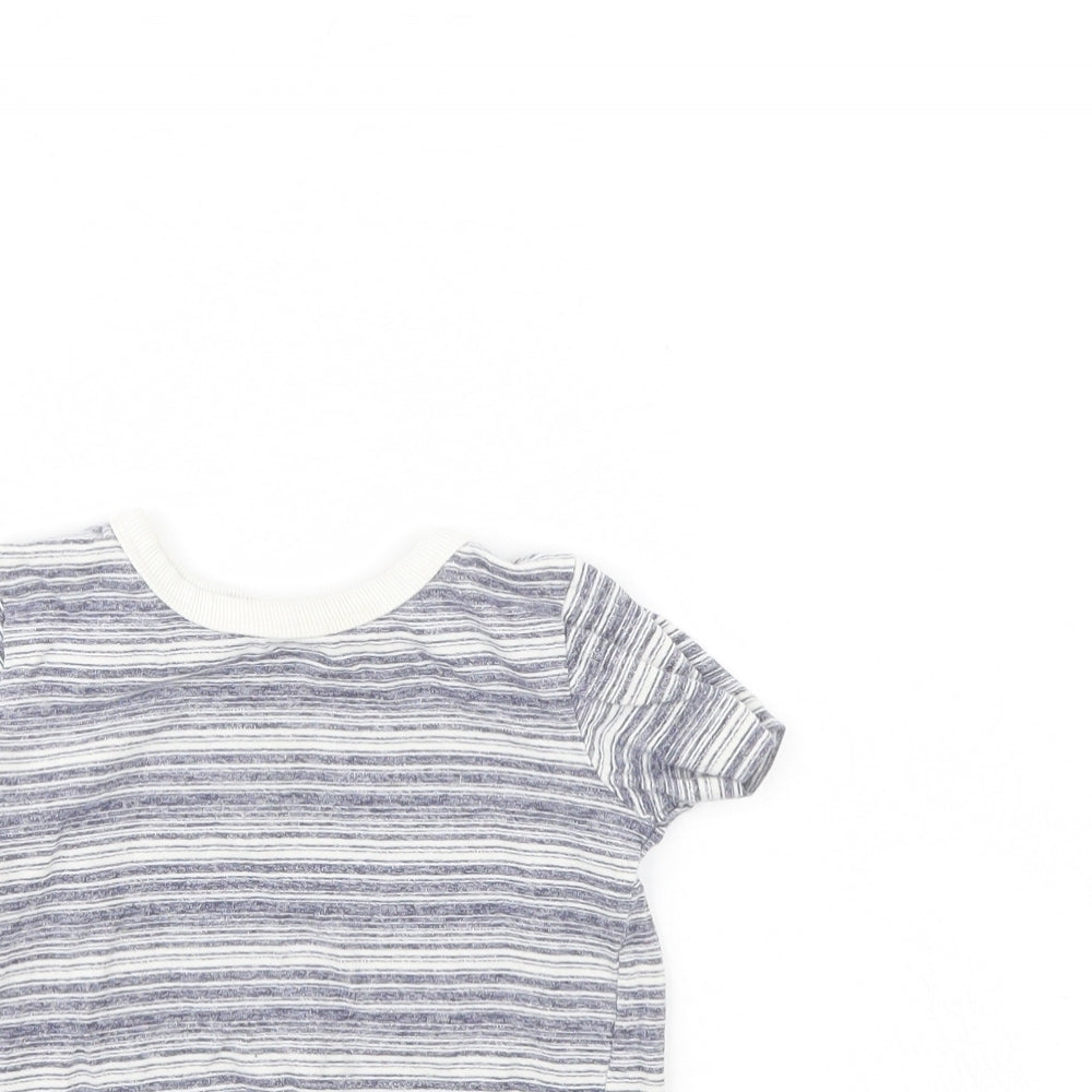 NEXT Baby Blue Spotted  Basic T-Shirt Size 12 Months