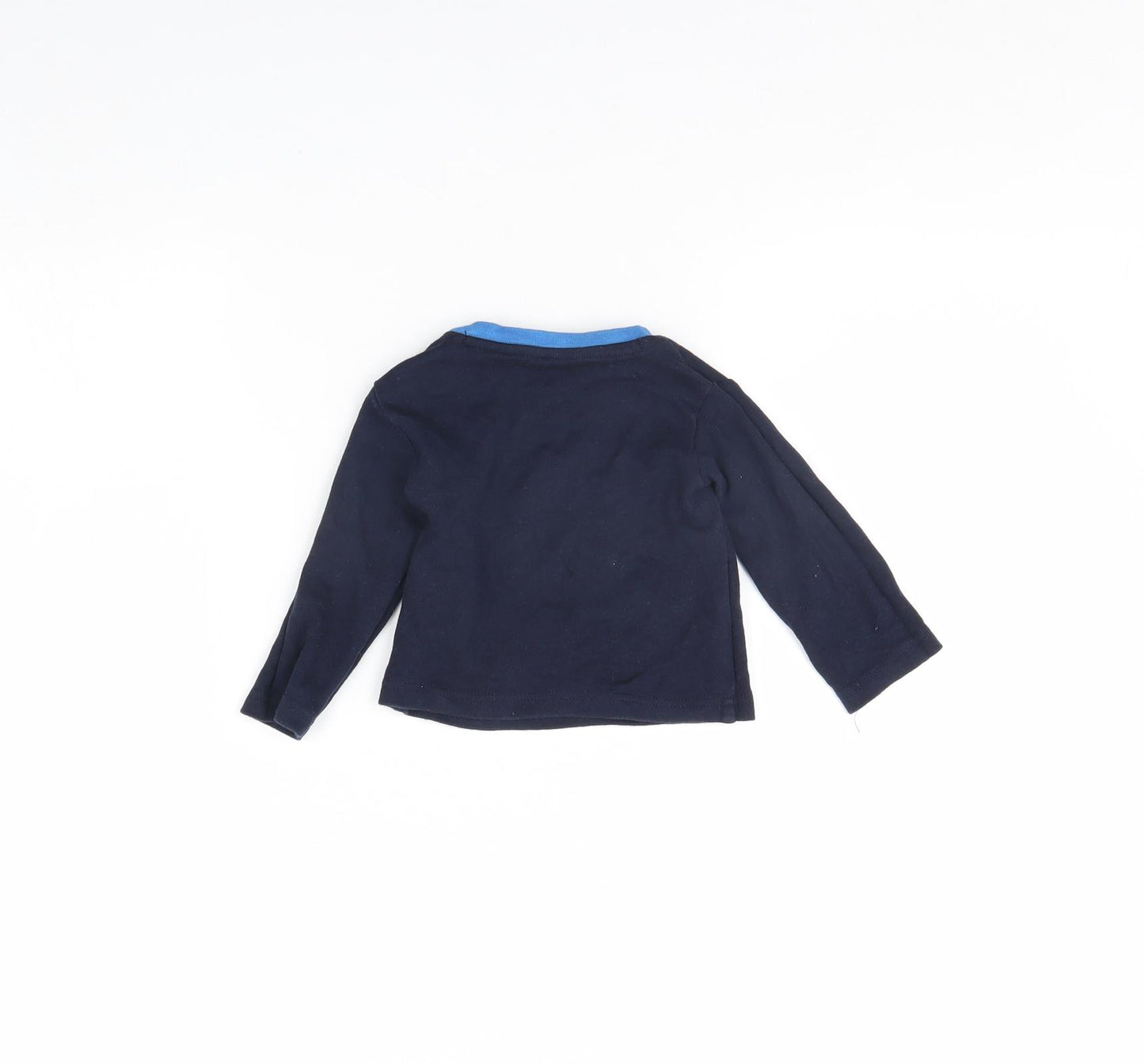 Early Days Baby Blue   Basic T-Shirt Size 6-9 Months  - Tractor