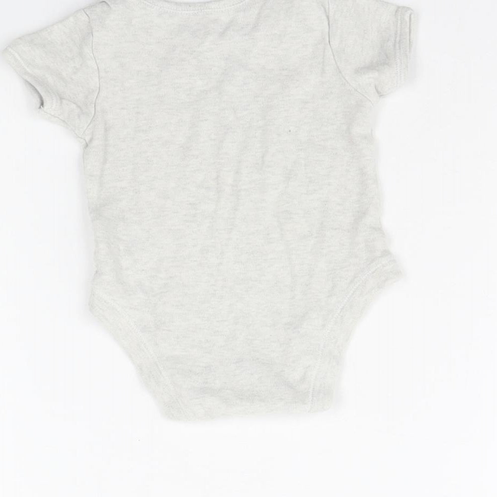 George Baby Grey   Babygrow One-Piece Size 0-3 Months  - Elephant