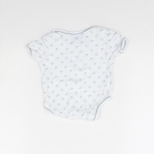 Bebe Bonito Baby White Flecked  Babygrow One-Piece Size 3-6 Months