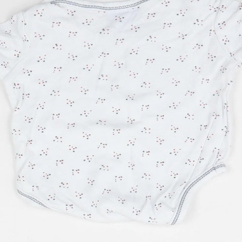 Bebe Bonito Baby White Flecked  Babygrow One-Piece Size 3-6 Months