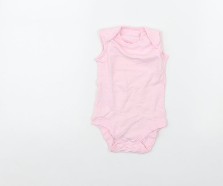 TU Baby Pink Babygrow One-Piece Size 3-6 Months