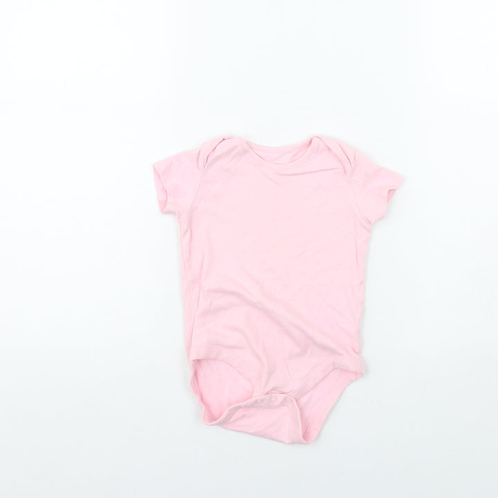F&F Baby Pink Babygrow One-Piece Size 12 Months