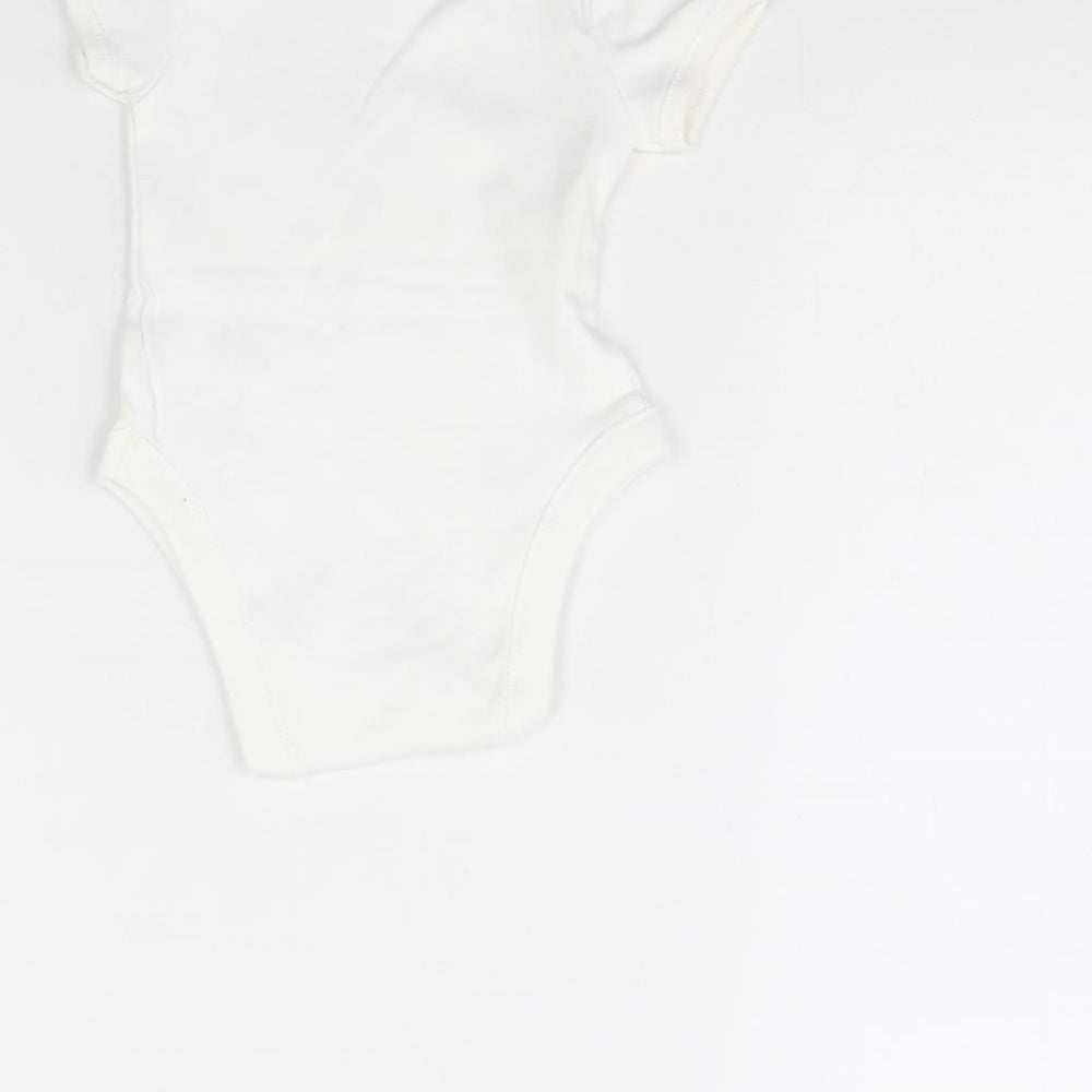 George Baby White   Babygrow One-Piece Size 0-3 Months