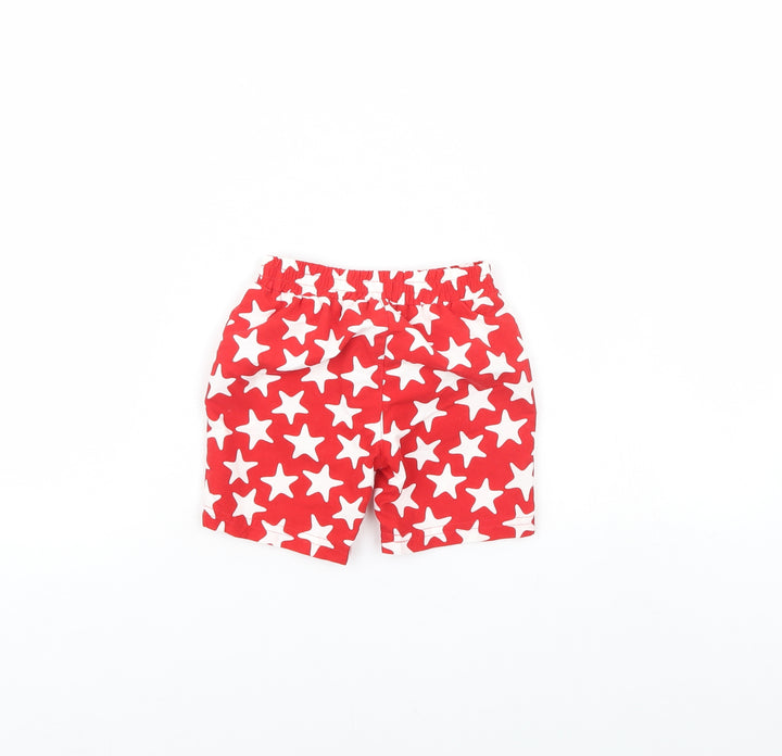 Mothercare Baby Red Polka Dot  Cropped Trousers Size 9 Months