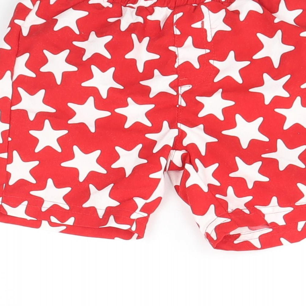 Mothercare Baby Red Polka Dot  Cropped Trousers Size 9 Months