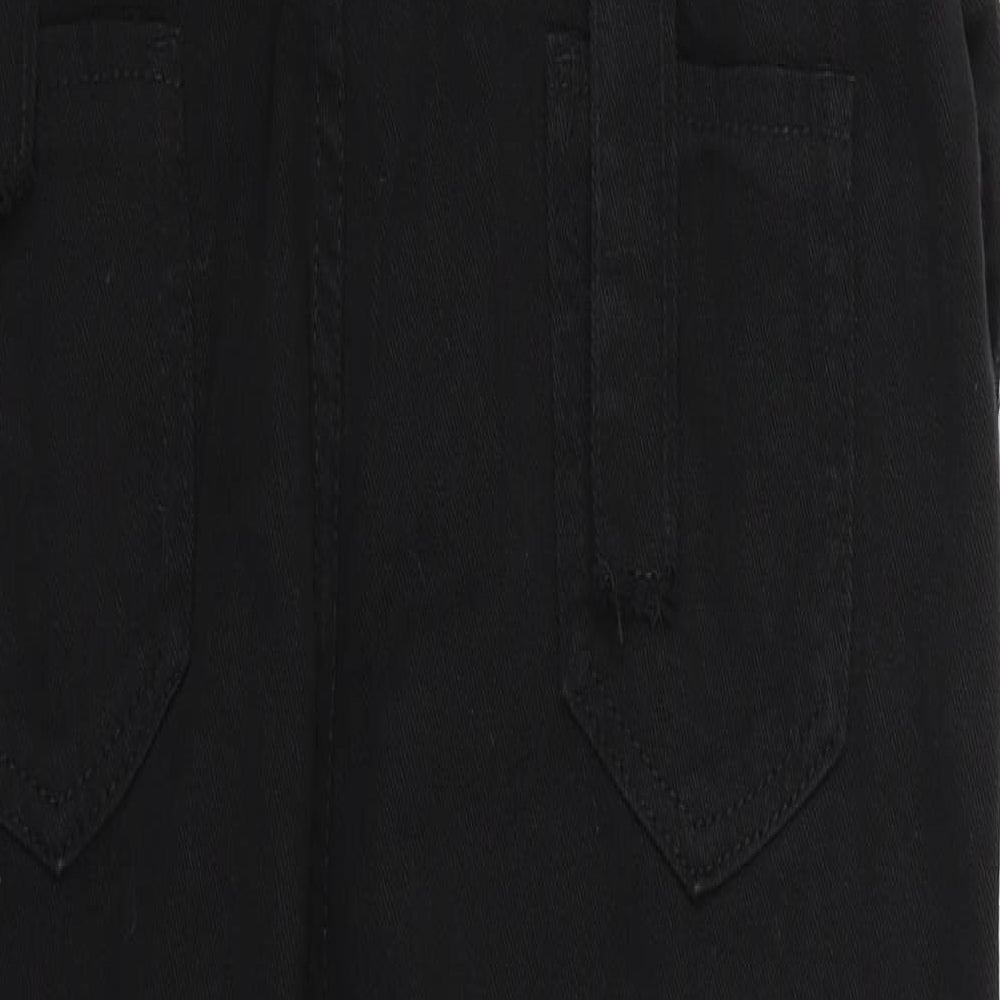 Preworn Womens Black   Dungaree One-Piece Size 2XL