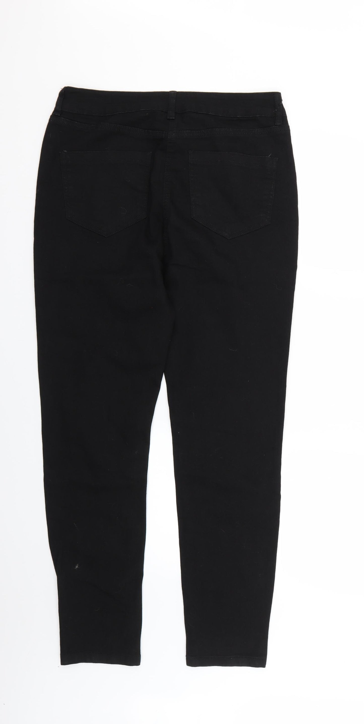 pep&co Womens Black   Skinny Jeans Size 14 L28 in
