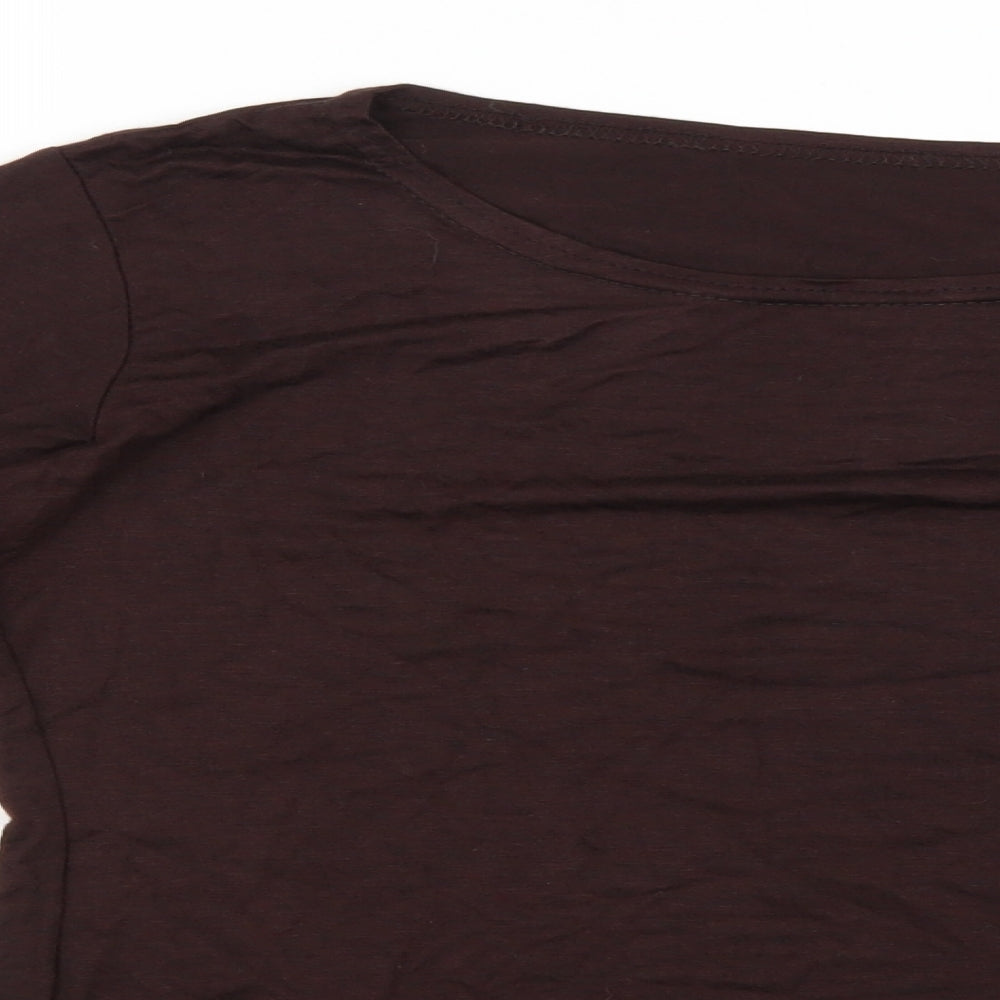 Preworn Womens Brown   Basic T-Shirt Size M
