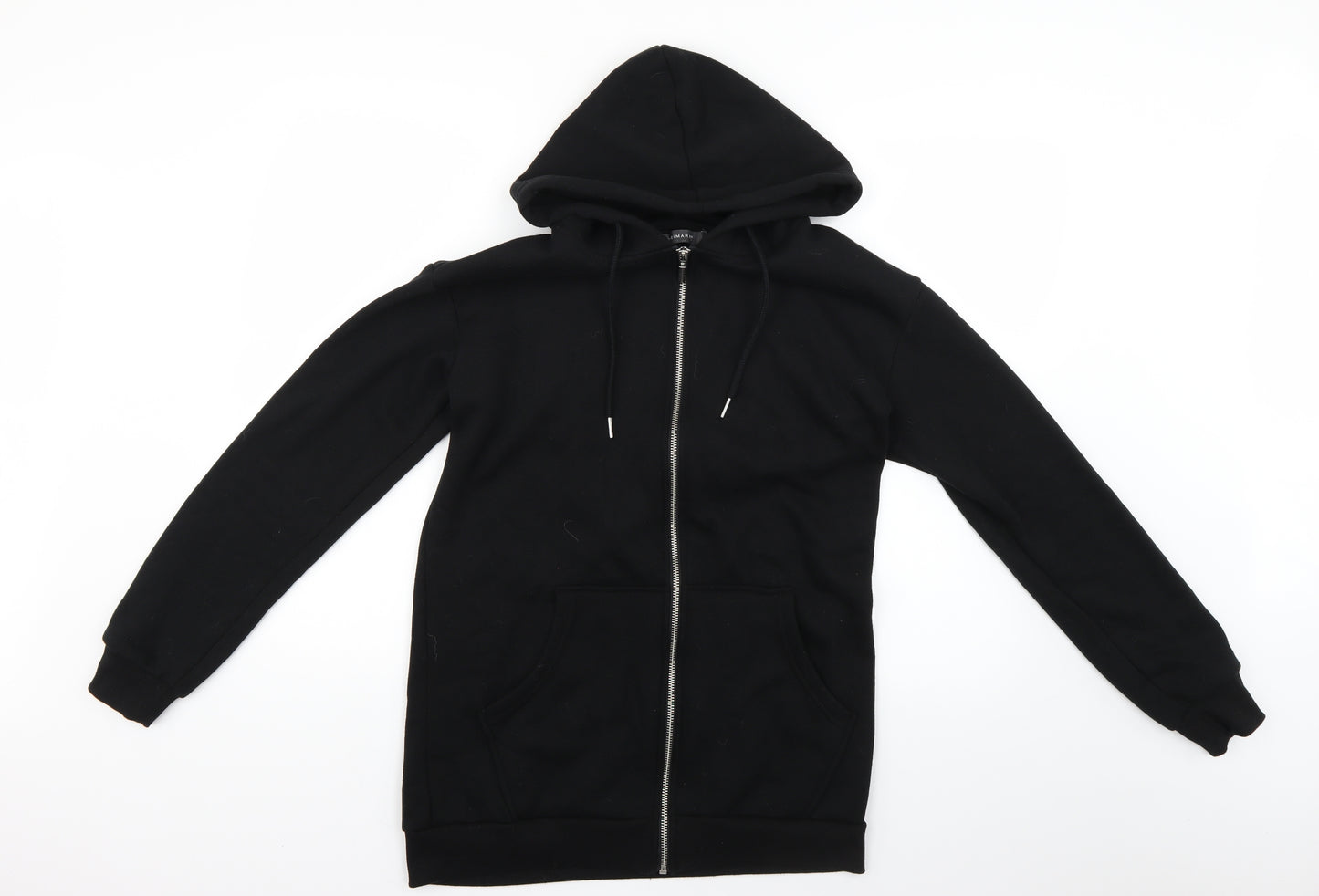 Primark Womens Black   Full Zip Hoodie Size 10