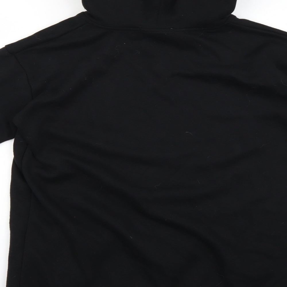 Primark Womens Black   Full Zip Hoodie Size 10
