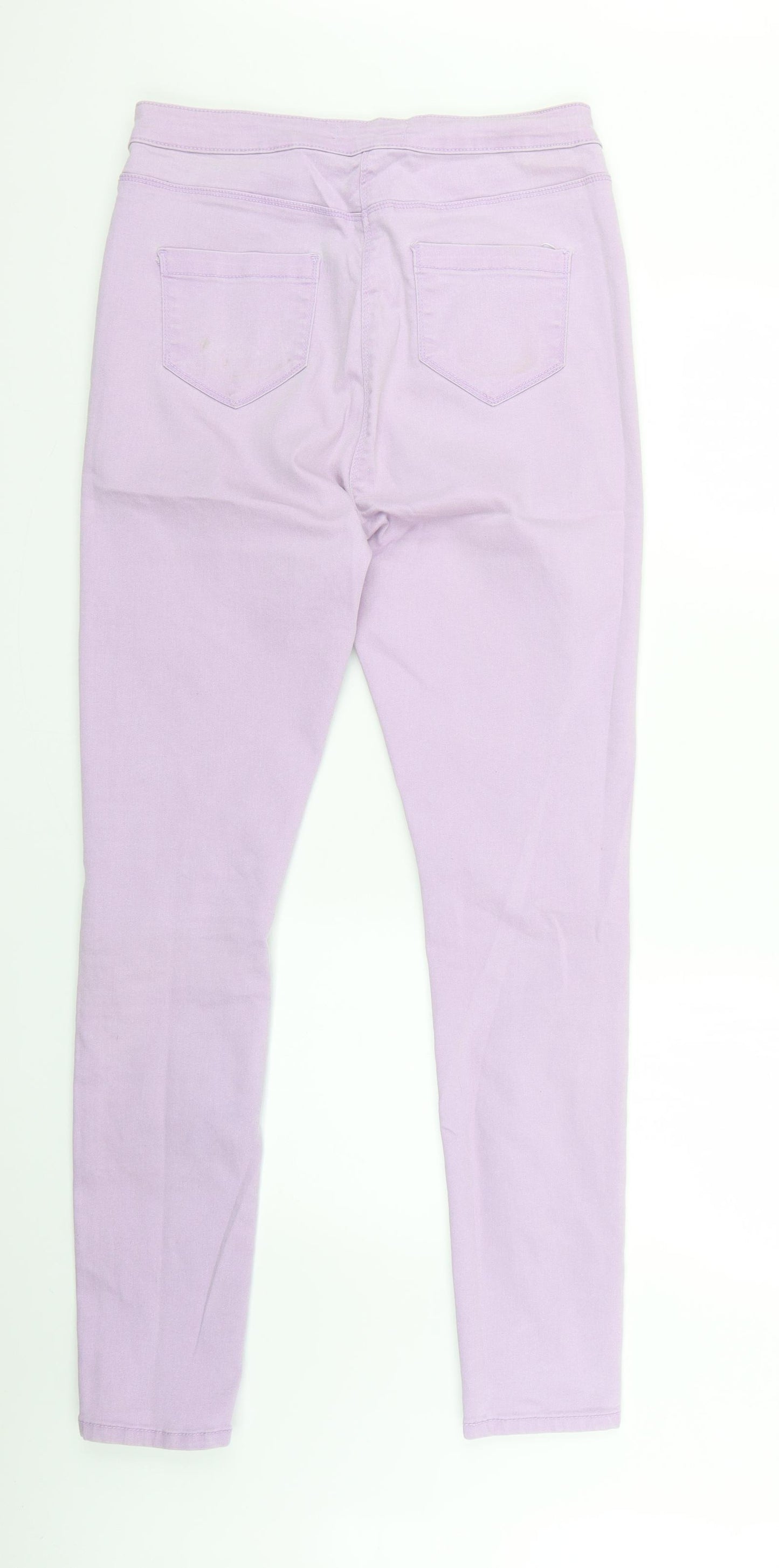 Papaya Womens Purple   Mom Jeans Size 14 L28 in