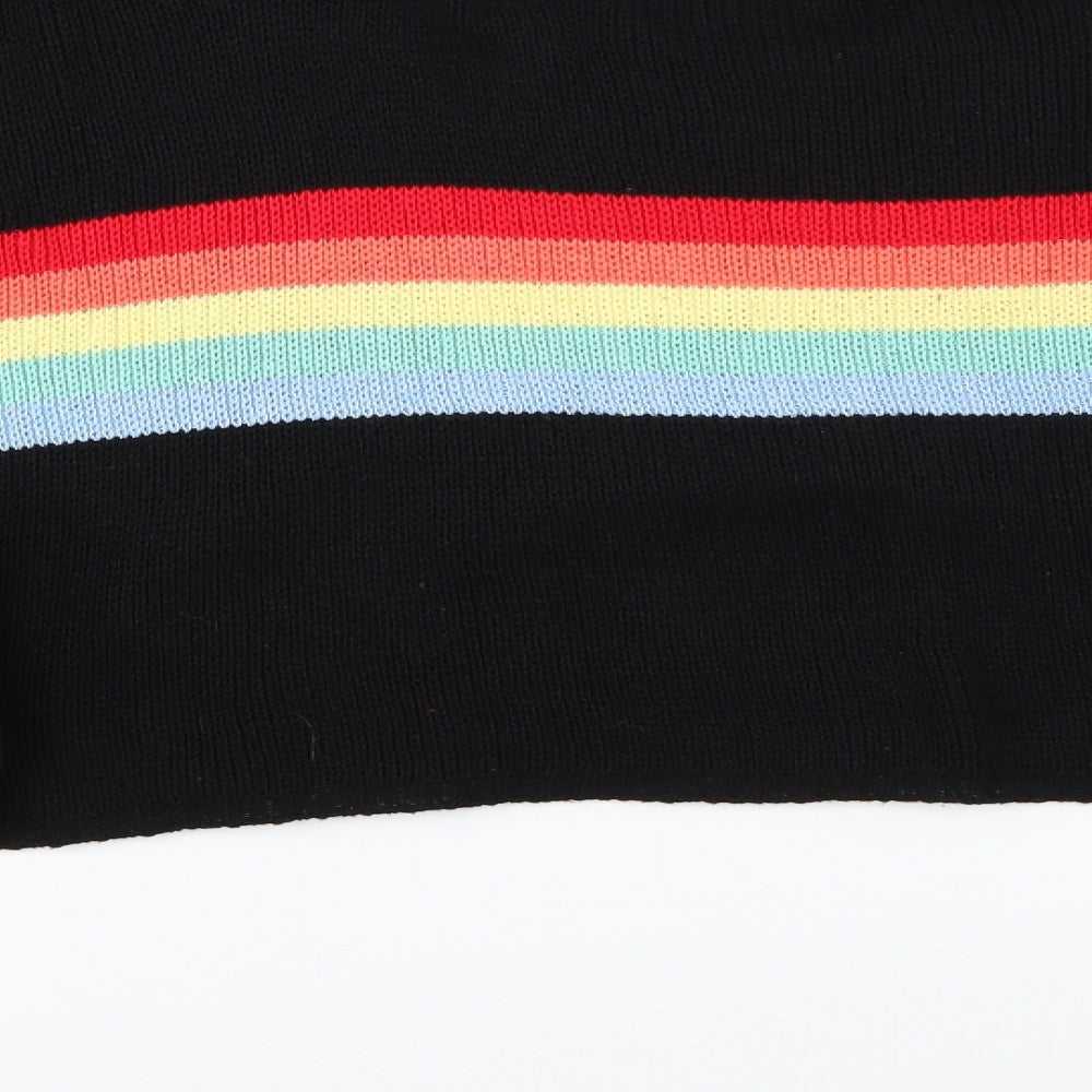 lasula Womens Multicoloured Striped  Pullover Jumper