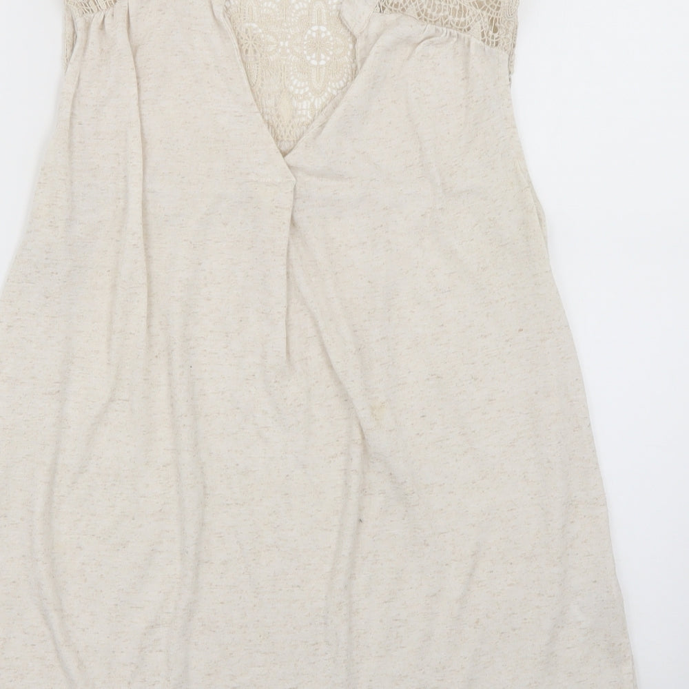 George Womens Beige   Basic Blouse Size 14