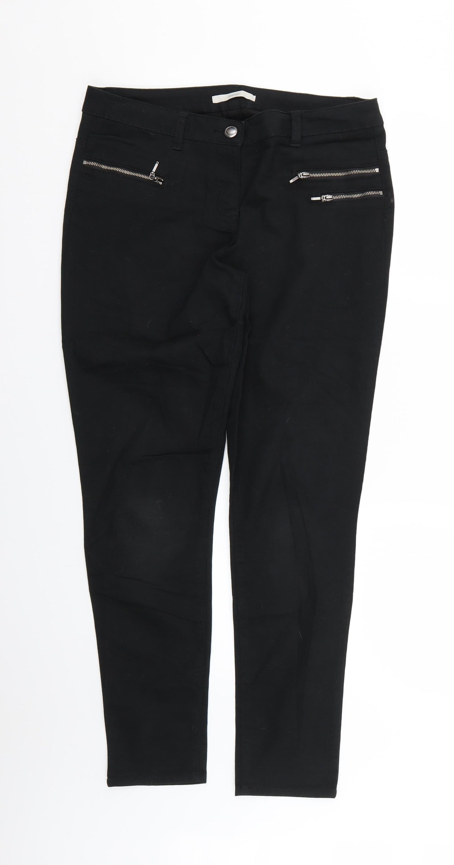 George Womens Black   Skinny Jeans Size 12 L27 in