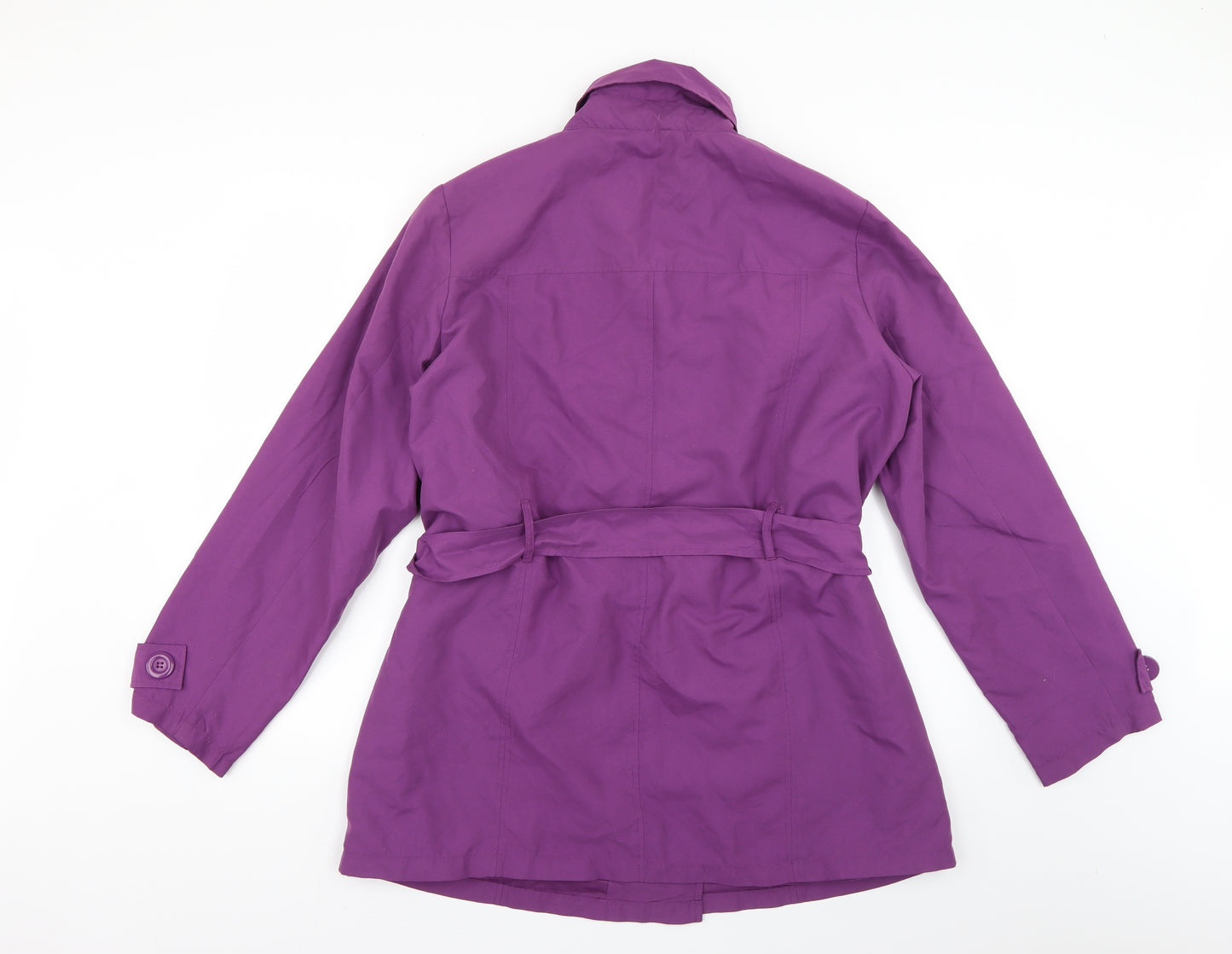 Tommy & Kate Womens Purple   Quilted Coat Size 18