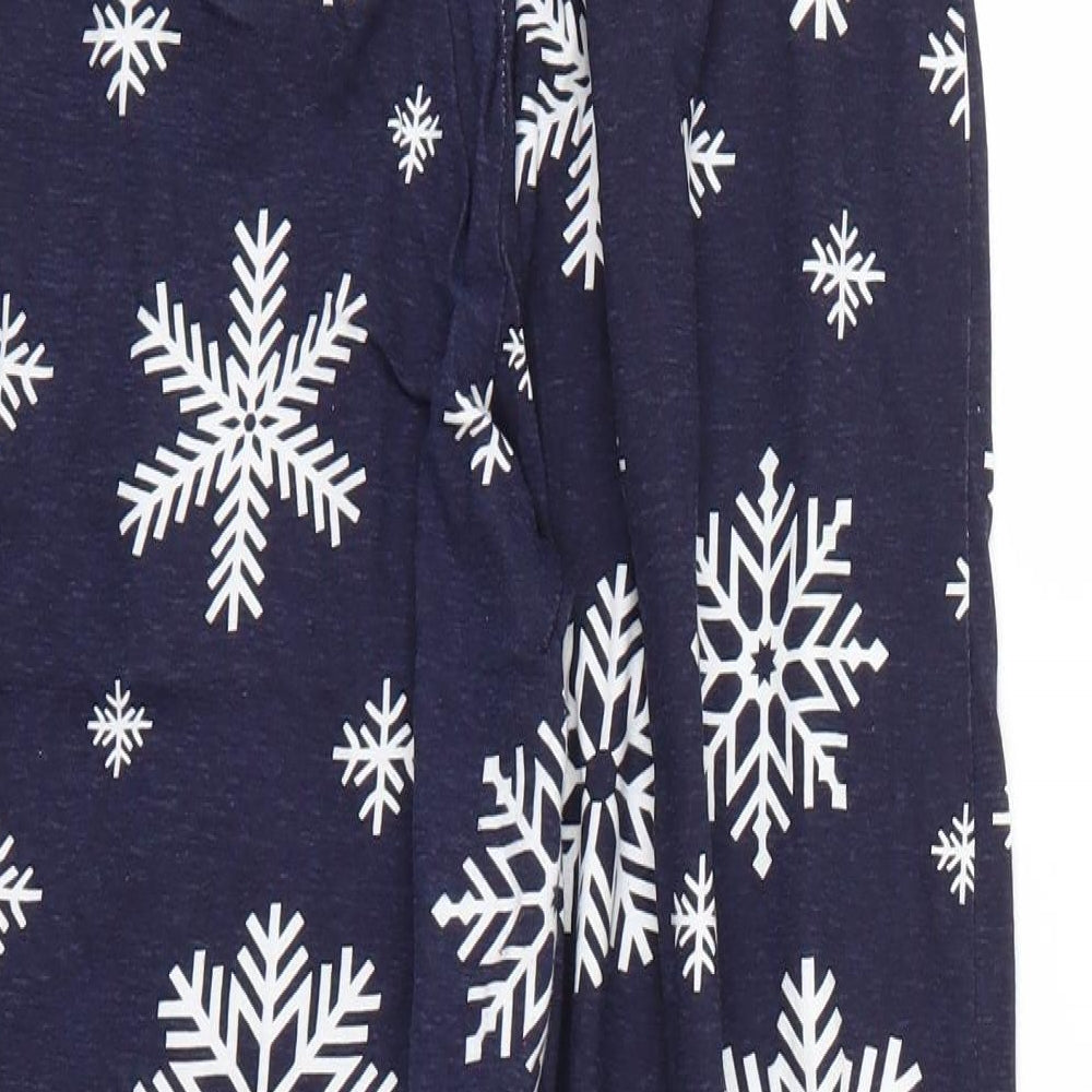 Preworn Mens Blue Geometric   Pyjama Pants Size M